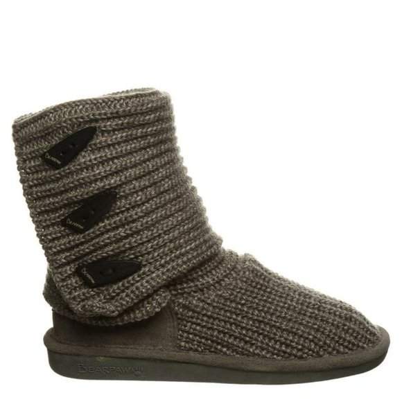 BearPaw Shoes - 💥CLEARANCE💥NWOB~ BEARPAW KNIT TALL SHEEPSKIN LINED BOOTS